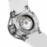 Backplate see through case back of the automatic blue swiss watch Racer