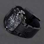 All Black Swiss Wryst SX210 Black on Black Watch