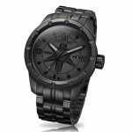 Mens Black Stainless Steel Watch ES20