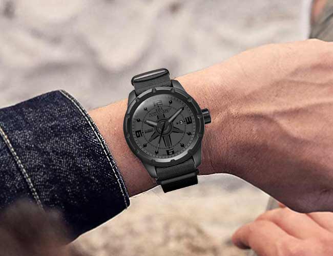 Black Watch Nato Watch Straps Swiss Movement