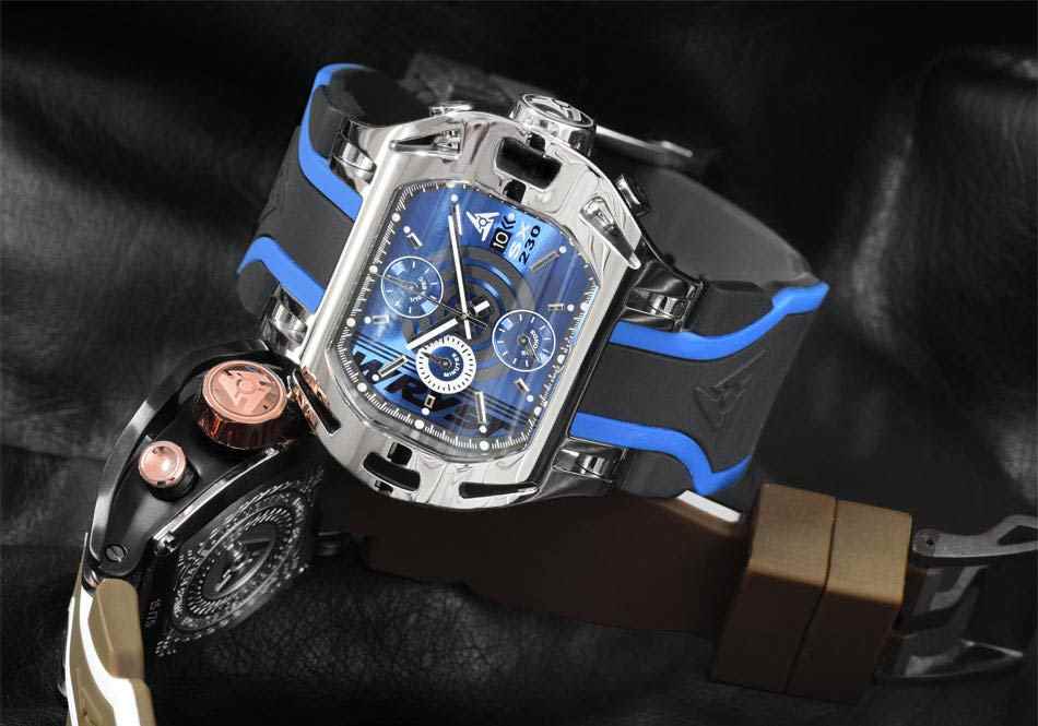 Choose your watch with blue dial
