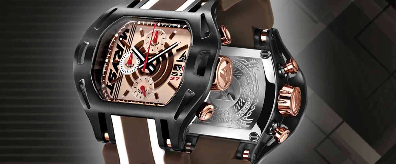 Mens Chronograph Watches Wryst Force | Bold 50 mm Chrono