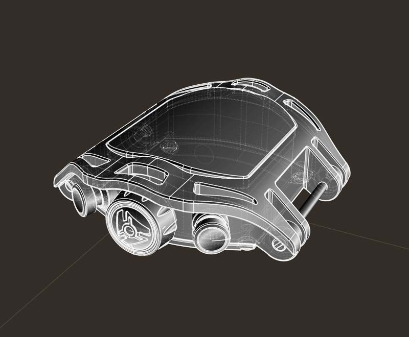 Watch Case with Modern Wave Shapes