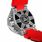 Swiss Black and Steel Watch Case Back Wryst Motors