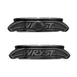 Engraved black case side watch