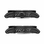 Engraved watch case side of a military Swiss men's watch