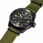 Army Swiss Watch with a Khaki Nato Strap
