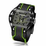 Black and green Swiss watch Wryst PH3