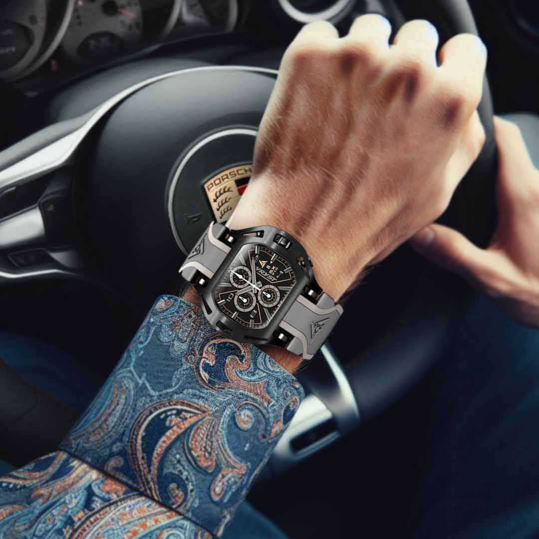 Watch with Swiss Chronograph Movement