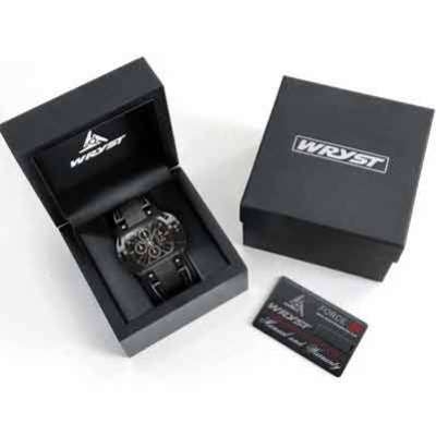 Wryst Force SX210 Black Steel Watch with Black DLC