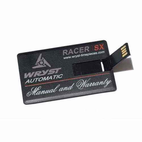 Wryst manual instruction USB card and warranty