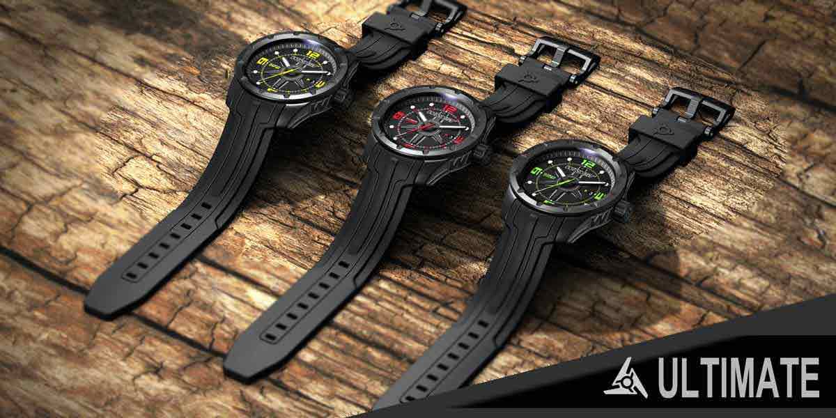 Black tough watch Wryst Ultimate