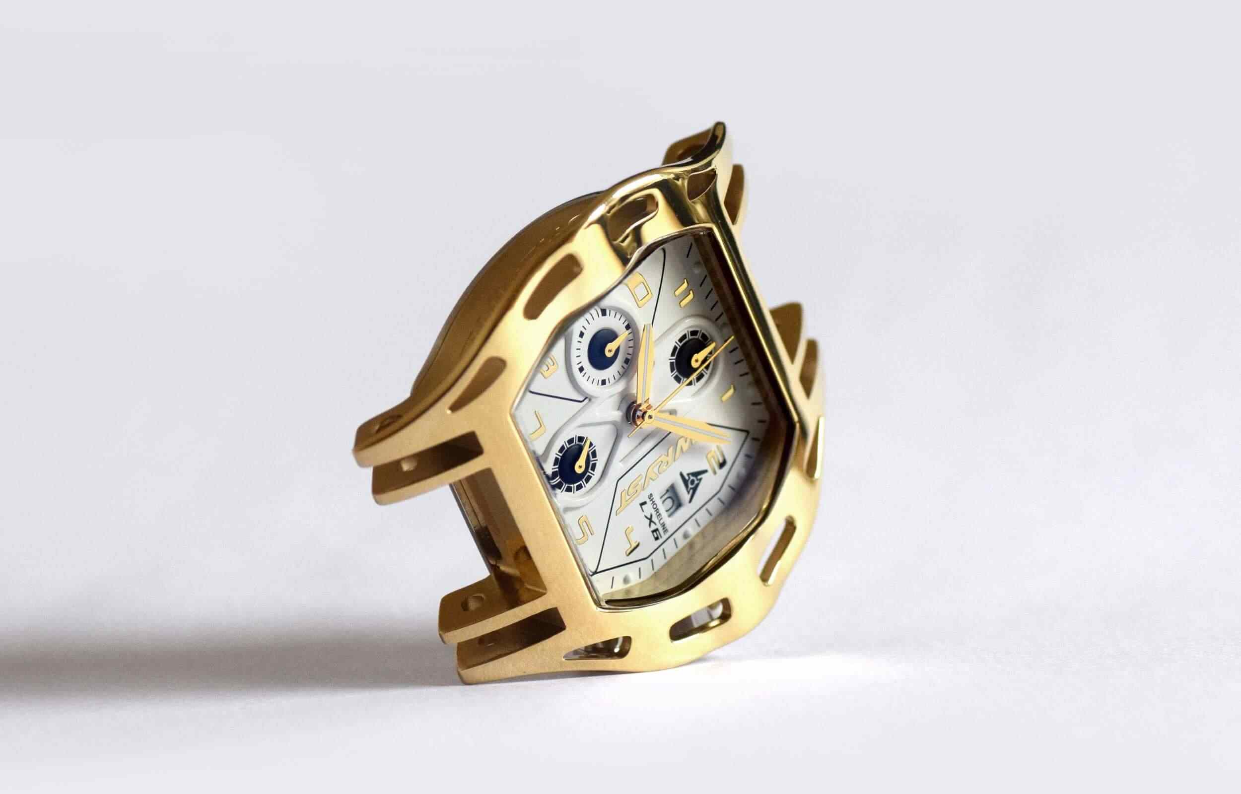 Gold Watch White Dial