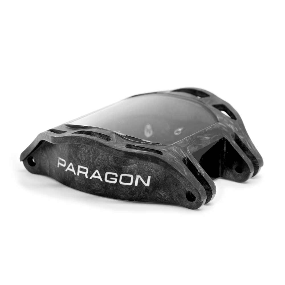 Carbon Fiber Watch with White Engavings